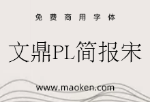 文鼎PL简报宋:文鼎科技提供的高质量开源中文宋体字形 免费商用-字帅网
