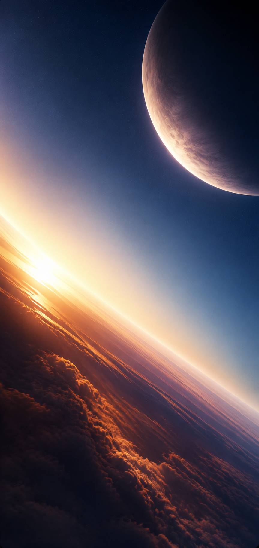 极简静谧太空摄影壁纸素材