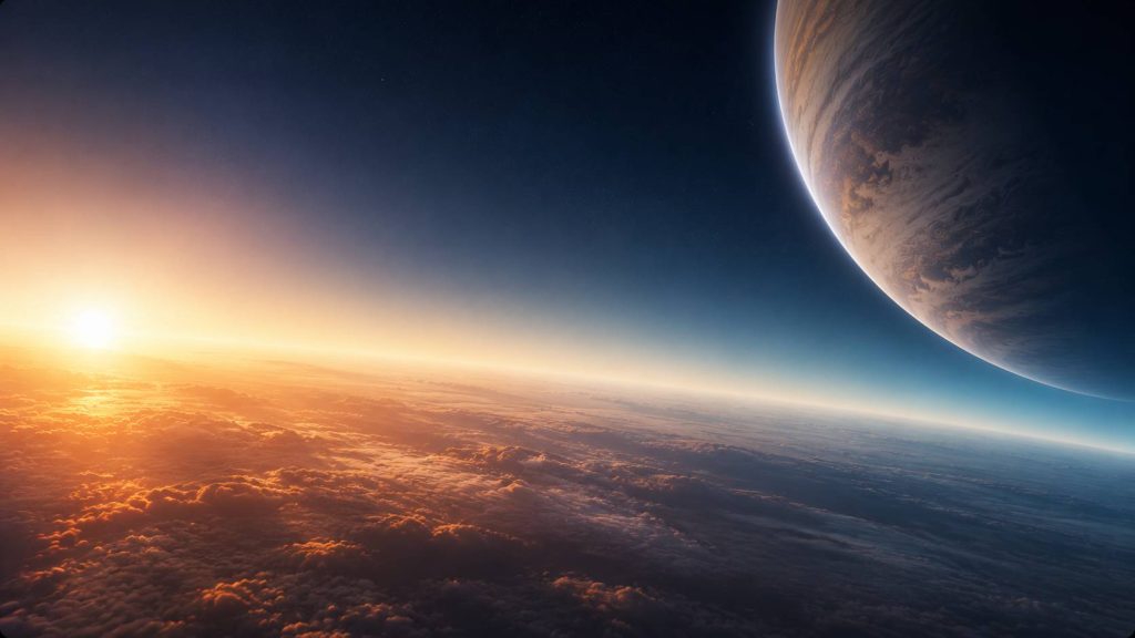 极简静谧太空摄影壁纸素材