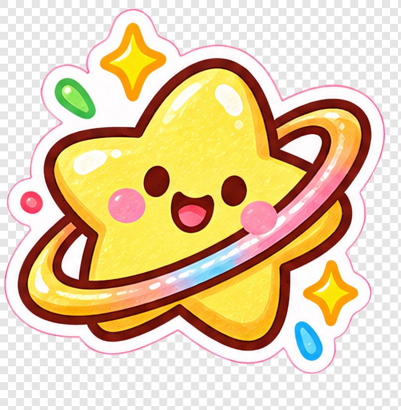 星星光环贴纸