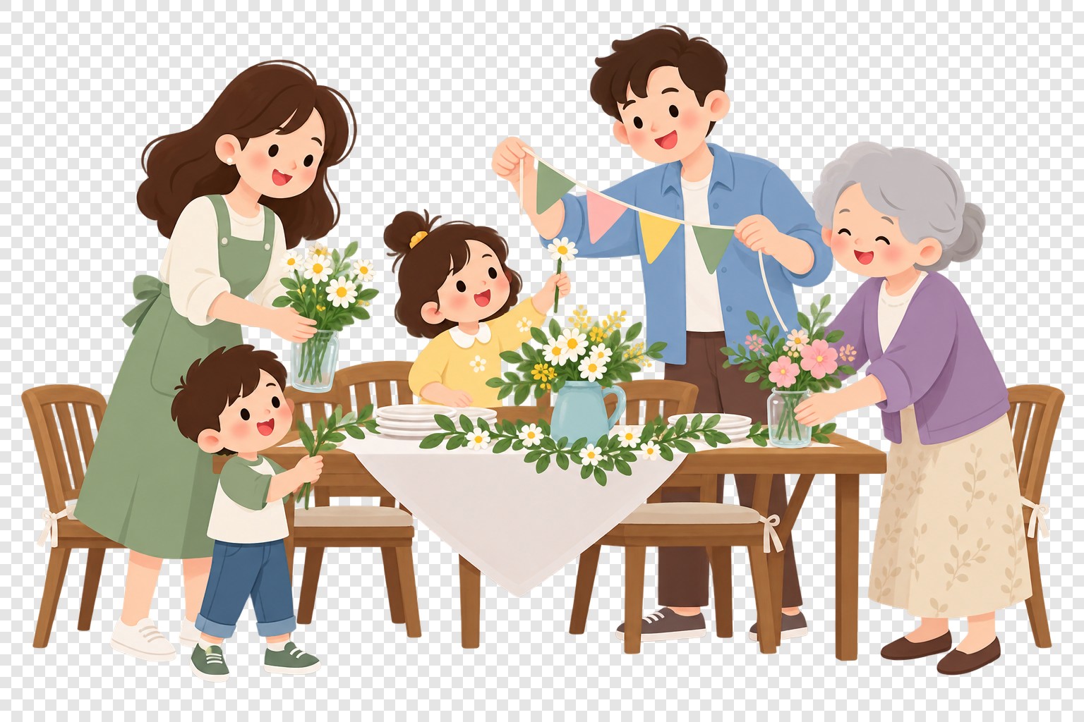 春日花园家庭布置