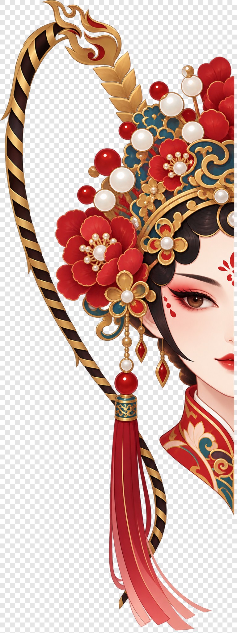 红妆戏曲旦角头像