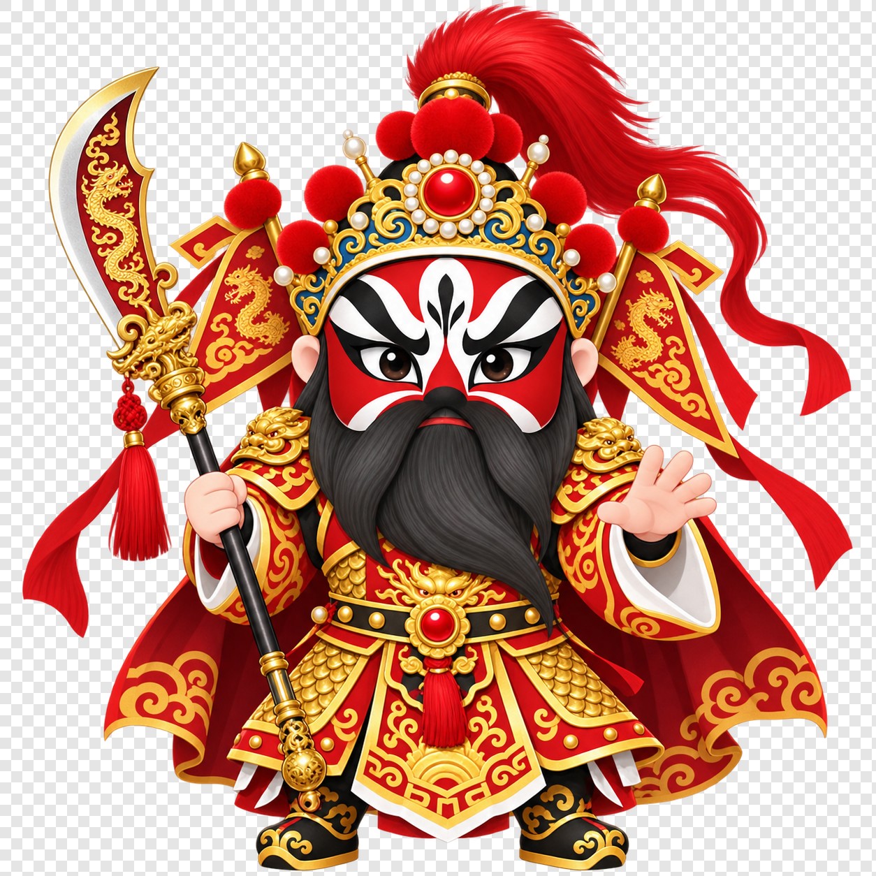 红金武生戏曲人物