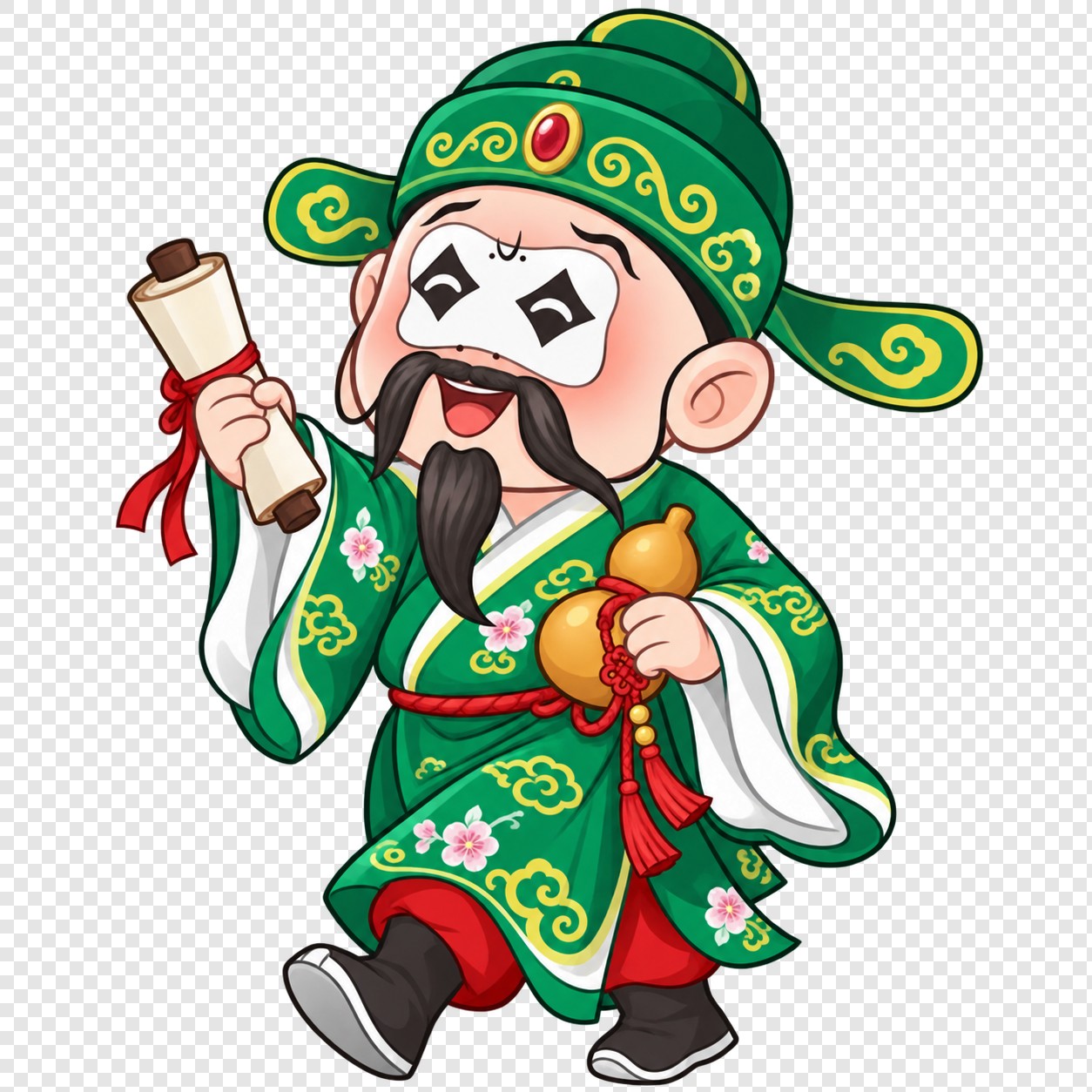 青衣道士国风人物